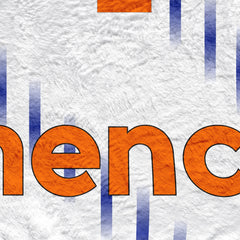 Blackpool - 1991 Away Shirt - Personalised Retro Fleece Blanket