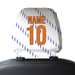 Blackpool 1991 Away - Retro Football Shirt - Pack of 2 - Car Seat Headrest Covers