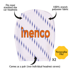 Blackpool 1991 Away - Retro Football Shirt - Pack of 2 - Car Seat Headrest Covers