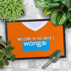 Blackpool 2010 Home Shirt - Personalised Retro Door Mat - 60cm x 40cm