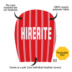 Bristol 1998 Home - Retro Football Shirt - Pack of 2 - Car Seat Headrest Covers