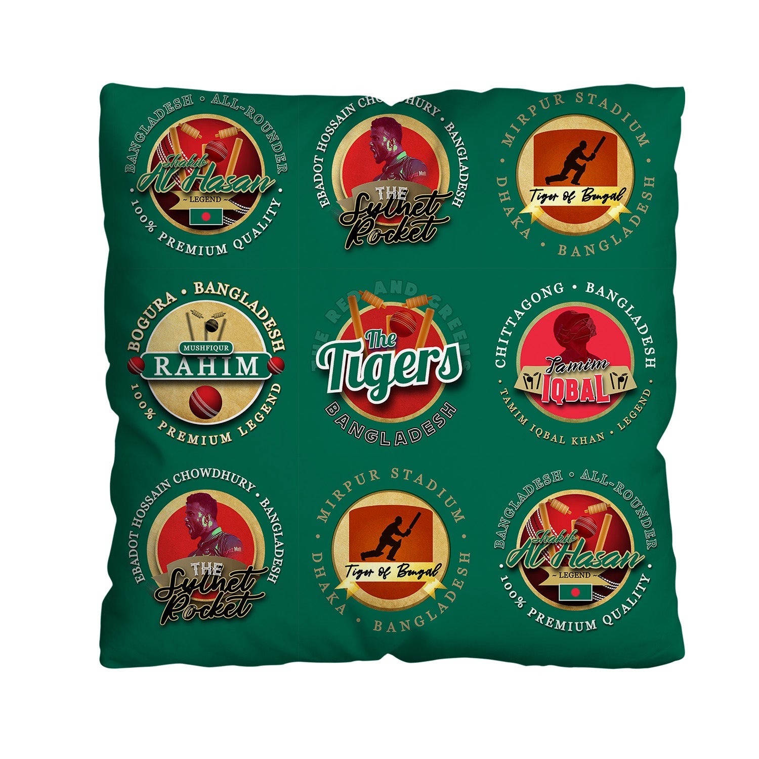 Bangladesh Cricket - Cushion - Two Sizes