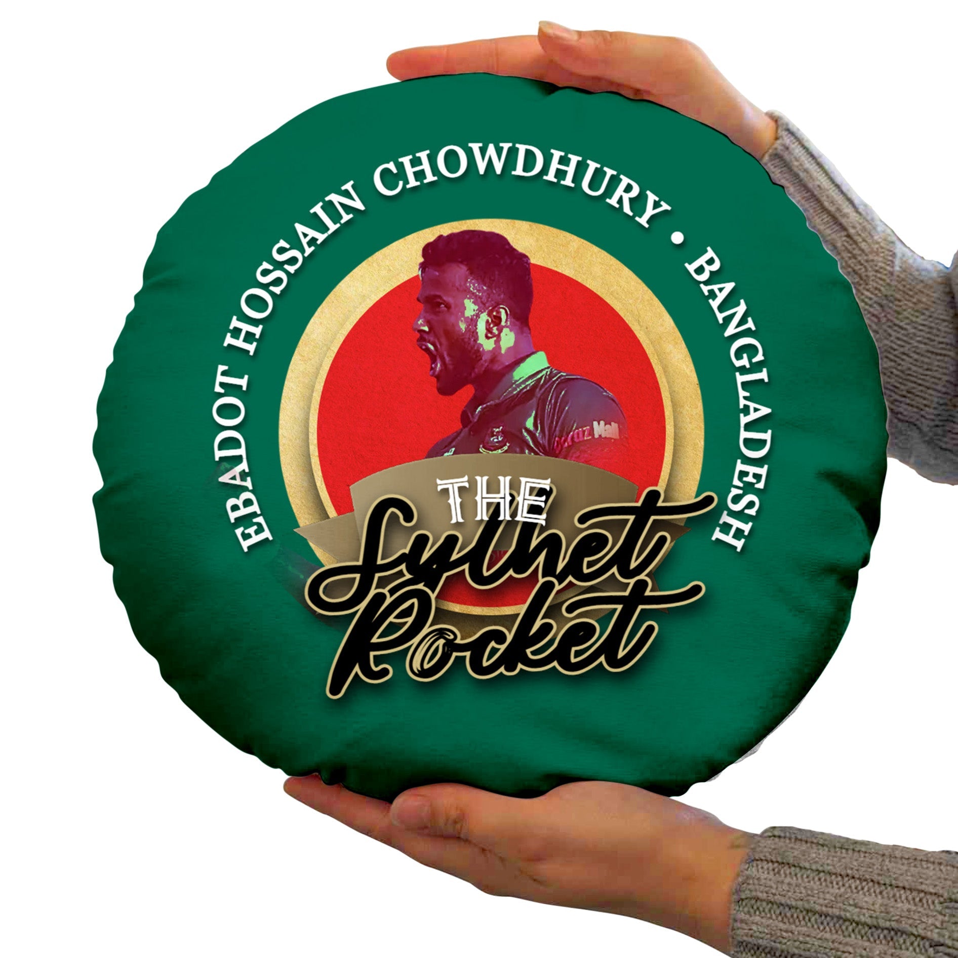 Bangladesh Ebadot Hossain Chowdhury  - Legend Collection - Circle Cushion 14inch