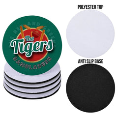 Bangladesh Tigers - Coaster - Circle or Square