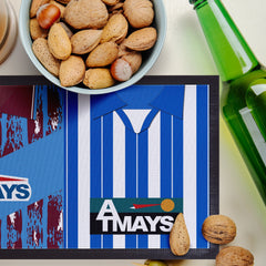 Kilmarnock Retro Football Shirts - Personalised Bar Runner