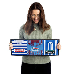Kilmarnock Retro Football Shirts - Personalised Bar Runner