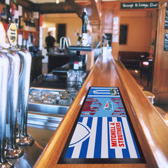 Kilmarnock Retro Football Shirts - Personalised Bar Runner