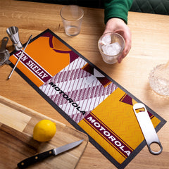 Motherwell Retro Football Shirts - Personalised Bar Runner