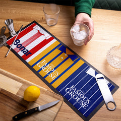 St Johnstone Retro Football Shirts - Personalised Bar Runner