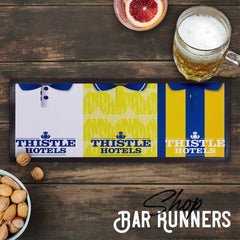 Personalised Leeds - Style 1 - Retro Football Shirts - Bar Runner