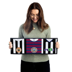 Personalised Newcastle - Retro Football Shirts - Bar Runner