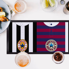 Personalised Newcastle - Retro Football Shirts - Bar Runner