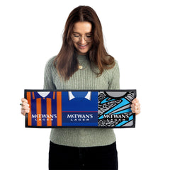 Personalised Rangers - Style 2 - Retro Football Shirts - Bar Runner
