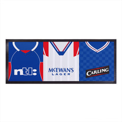 Personalised Rangers - Style 3 - Retro Football Shirts - Bar Runner