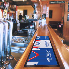 Personalised Rangers - Style 1 - Retro Football Shirts - Bar Runner