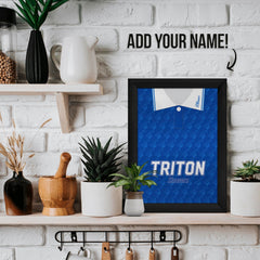 Personalised Birmingham - 1992 Home Shirt - A4 Metal Sign Plaque