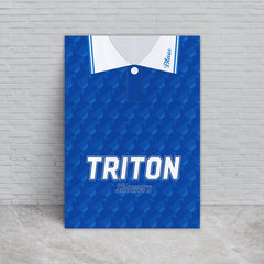 Personalised Birmingham - 1992 Home Shirt - A4 Metal Sign Plaque