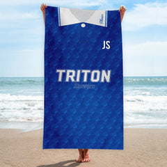 Birmingham - 1993 Home Shirt - Personalised Retro Beach Towel - 150cm x 75cm
