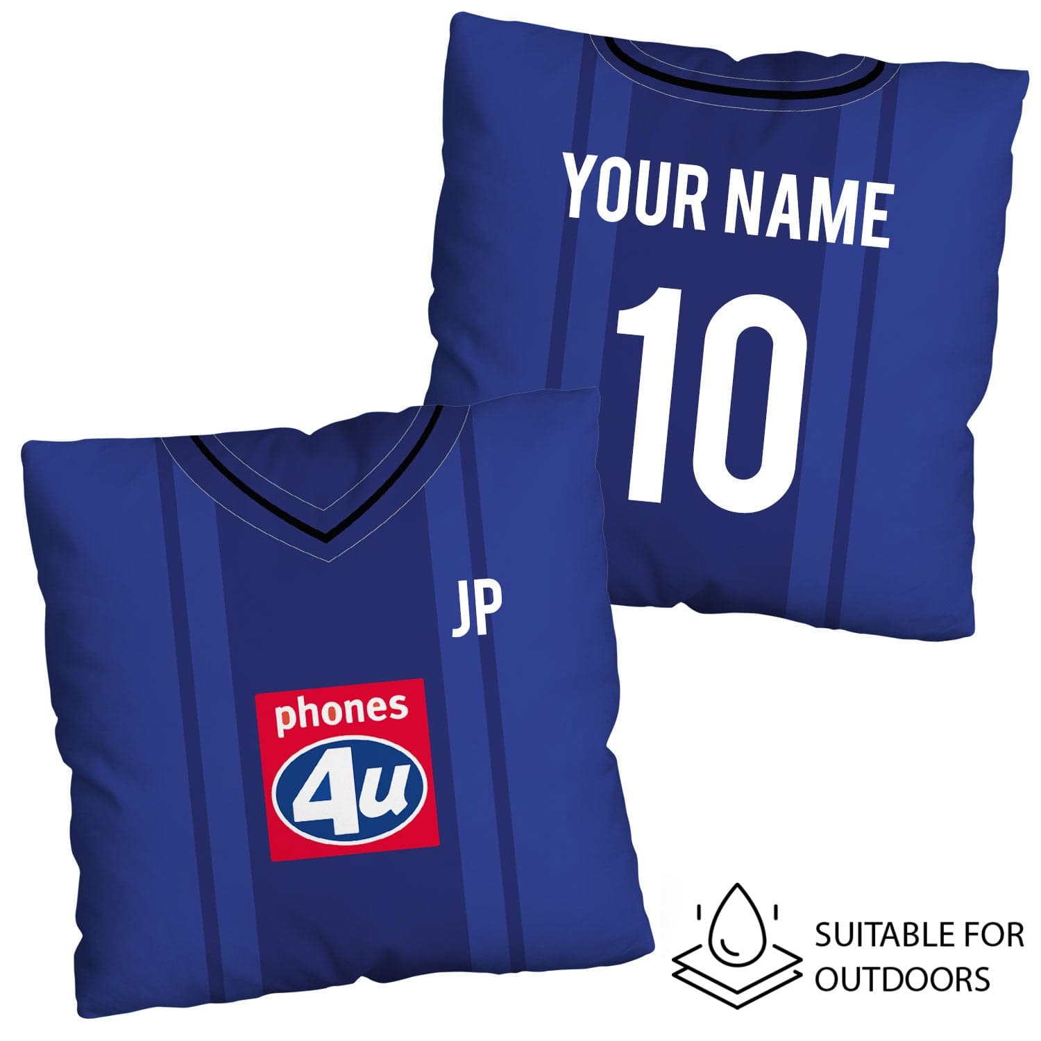 Birmingham - 2002 Home Shirt - 45cm or 61cm Retro Showerproof Outdoor Cushion