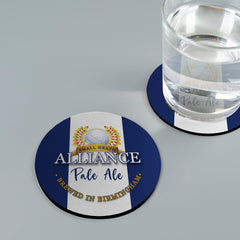 Birmingham Small Heath - Football Coaster - Square Or Circle