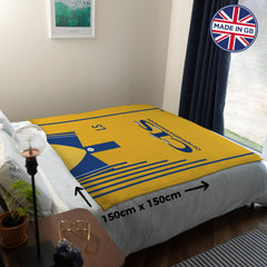 Blackburn - 1990 Away Shirt - Retro Fleece Blanket