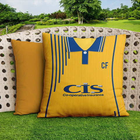 Blackburn - 1990 Away Shirt - 45cm or 61cm Retro Showerproof Outdoor Cushion