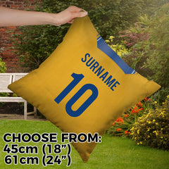 Blackburn - 1990 Away Shirt - 45cm or 61cm Retro Showerproof Outdoor Cushion