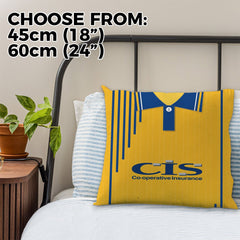 Blackburn - 1990 Away Shirt - 45cm or 61cm Retro Cushion