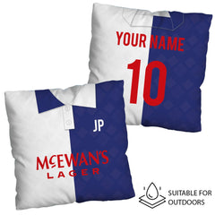 Blackburn - 1992 Home Shirt - 45cm or 61cm Retro Showerproof Outdoor Cushion