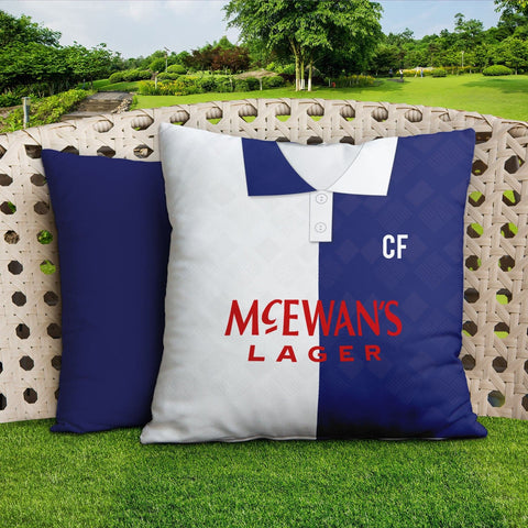 Blackburn - 1992 Home Shirt - 45cm or 61cm Retro Showerproof Outdoor Cushion