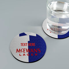 Blackburn 1992 Home Shirt - Personalised Drink Coaster - Square Or Circle