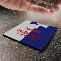 Blackburn 1992 Home Shirt - Personalised Drink Coaster - Square Or Circle