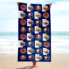 Blackburn - Football Legends - Microfibre Beach Towel - 150cm x 75cm