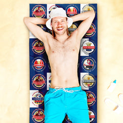 Blackburn - Football Legends - Microfibre Beach Towel - 150cm x 75cm