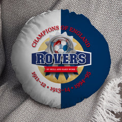Blackburn Champions - Football Legends - Circle Cushion 14inch