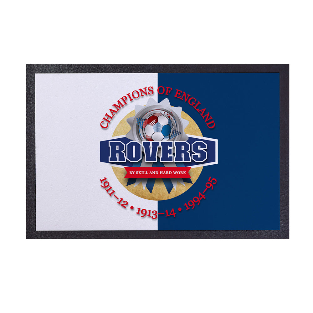 Blackburn Champions - Football Legends - Door Mat -60cm X 40cm