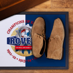 Blackburn Champions - Football Legends - Door Mat -60cm X 40cm