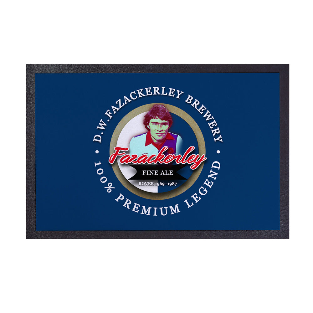 Blackburn Faz  - Football Legends - Door Mat -60cm X 40cm
