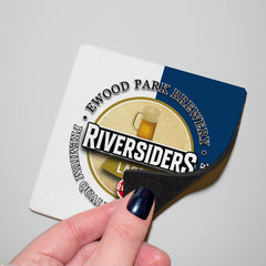 Blackburn Riversiders - Football Coaster - Square Or Circle
