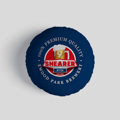 Blackburn Shearer - Football Legends - Circle Cushion 14inch