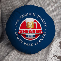 Blackburn Shearer - Football Legends - Circle Cushion 14inch