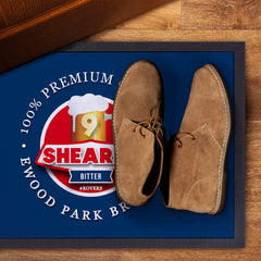 Blackburn Shearer  - Football Legends - Door Mat -60cm X 40cm