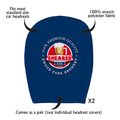 Blackburn Shearer - Football Legends - Headrest Cover