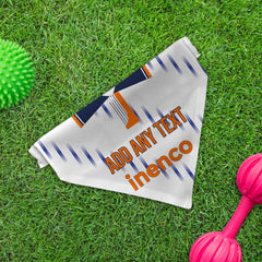 Blackpool 1991 Away Shirt - Personalised Pet Bandana - 4 Sizes