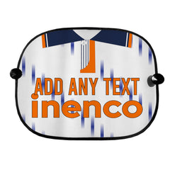 Blackpool 1991 Away Shirt - Personalised Retro Football Car Sun Shade - Set of 2