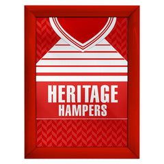 Personalised Middlesbrough 1990 Home Shirt - A4 Metal Sign Plaque - Frame Options Available