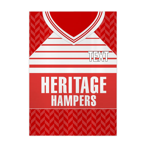 Personalised Middlesbrough 1990 Home Shirt - A4 Metal Sign Plaque