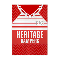 Personalised Middlesbrough 1990 Home Shirt - A4 Metal Sign Plaque