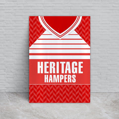 Personalised Middlesbrough 1990 Home Shirt - A4 Metal Sign Plaque