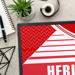 Middlesbrough - 1990 Home Shirt - Personalised Retro Door Mat - 60cm x 40cm